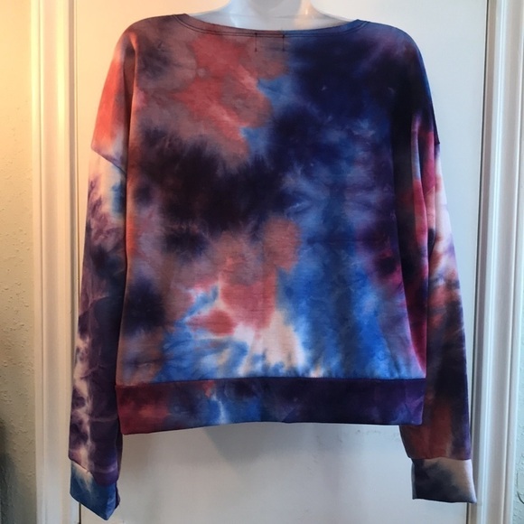 NWT Jenni Tie Dye Pajama Top - Picture 2 of 7